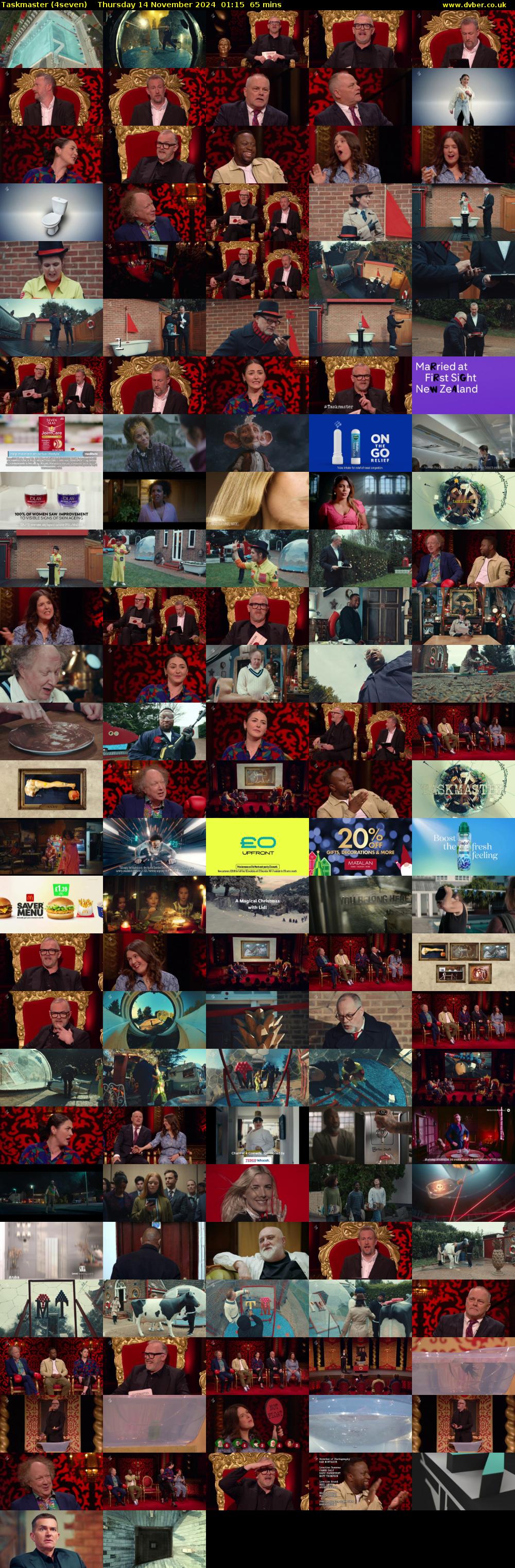 Taskmaster (4seven) Thursday 14 November 2024 01:15 - 02:20