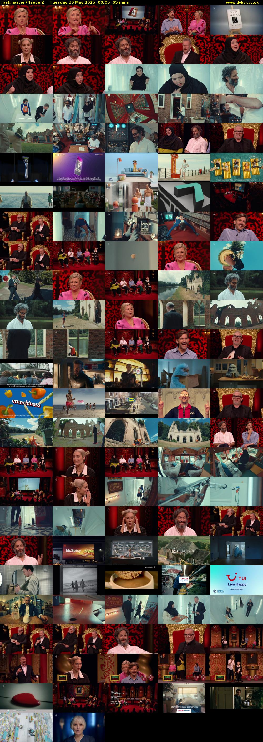 Taskmaster (4seven) Tuesday 20 May 2025 00:05 - 01:10