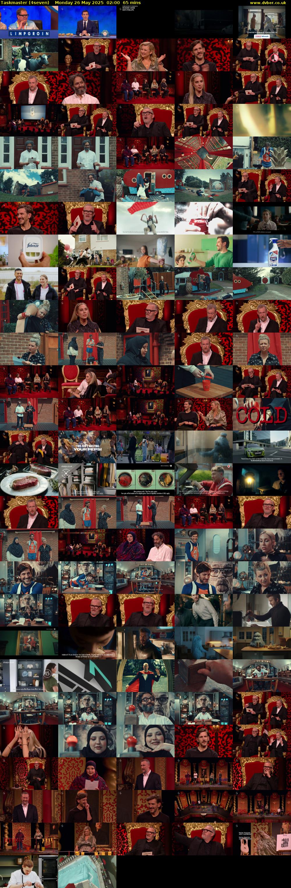 Taskmaster (4seven) Monday 26 May 2025 02:00 - 03:05