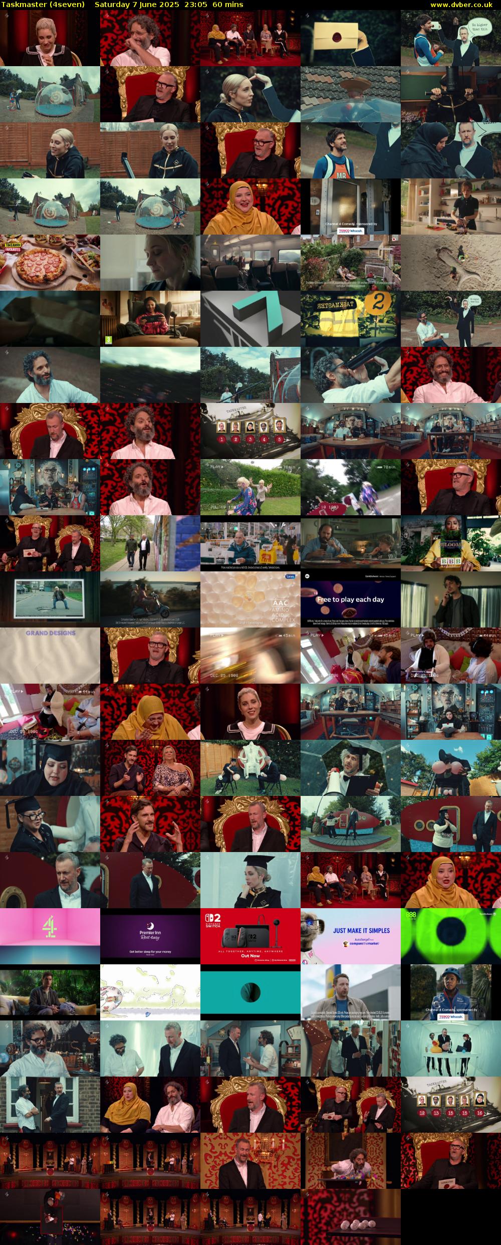 Taskmaster (4seven) Saturday 7 June 2025 23:05 - 00:05