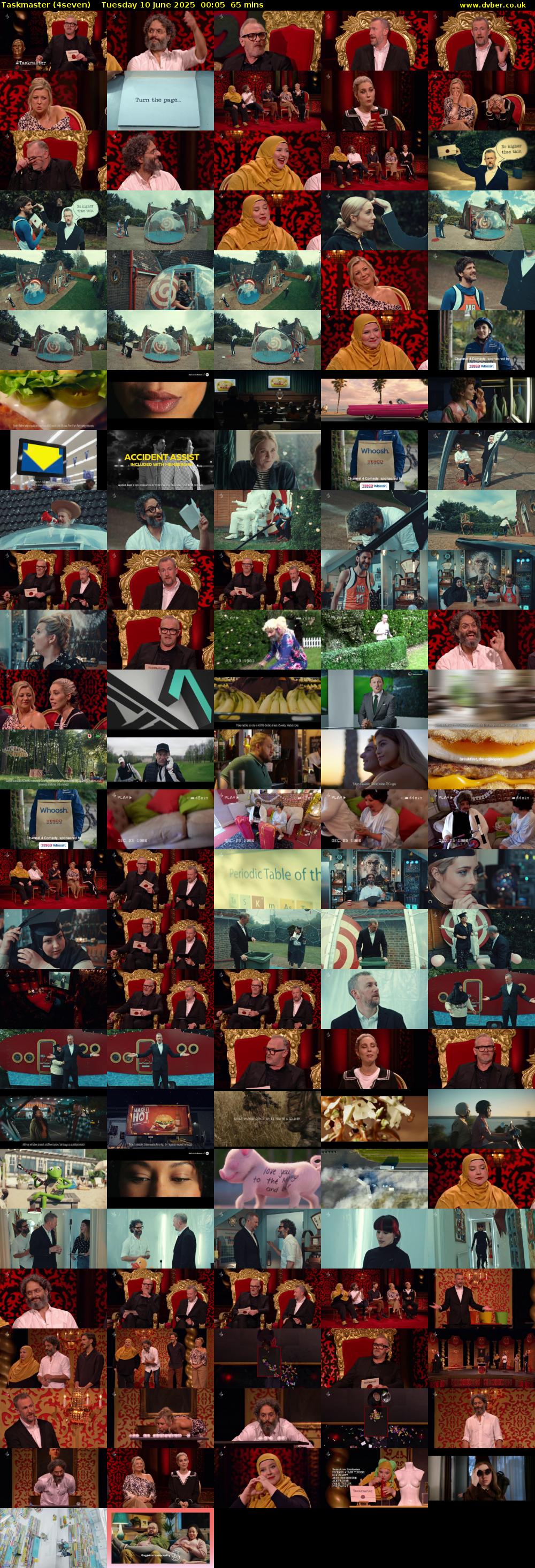 Taskmaster (4seven) Tuesday 10 June 2025 00:05 - 01:10