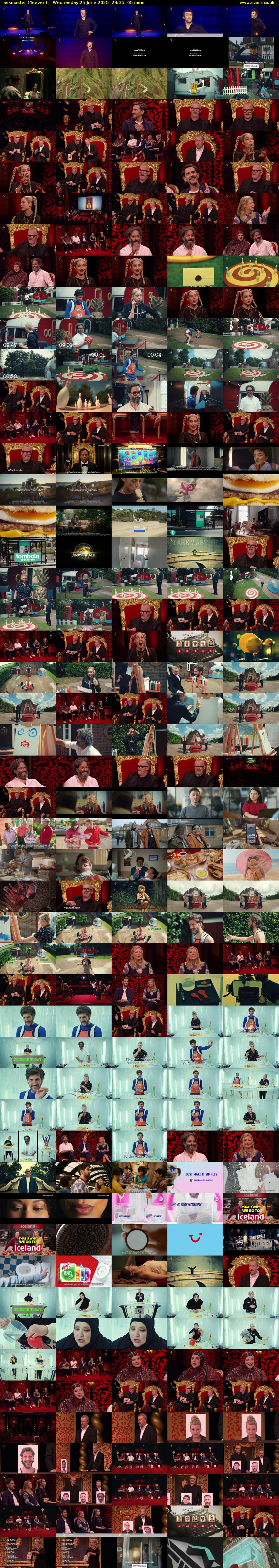 Taskmaster (4seven) Wednesday 25 June 2025 23:35 - 00:40