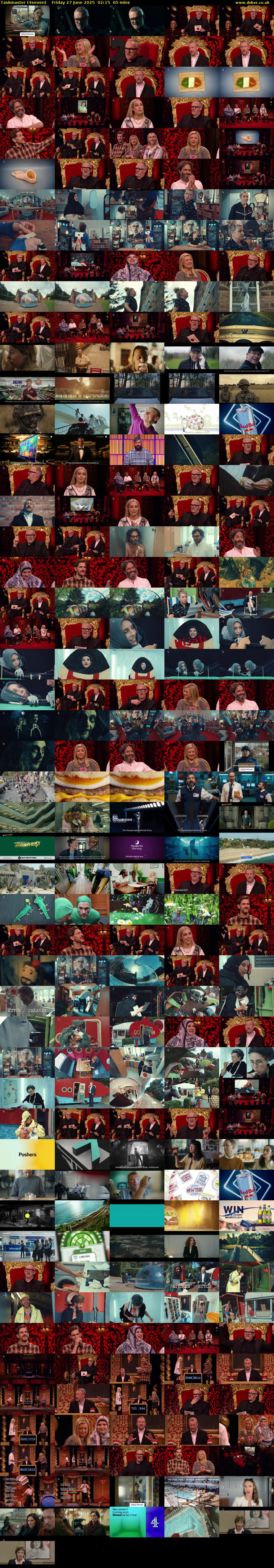 Taskmaster (4seven) Friday 27 June 2025 02:15 - 03:20
