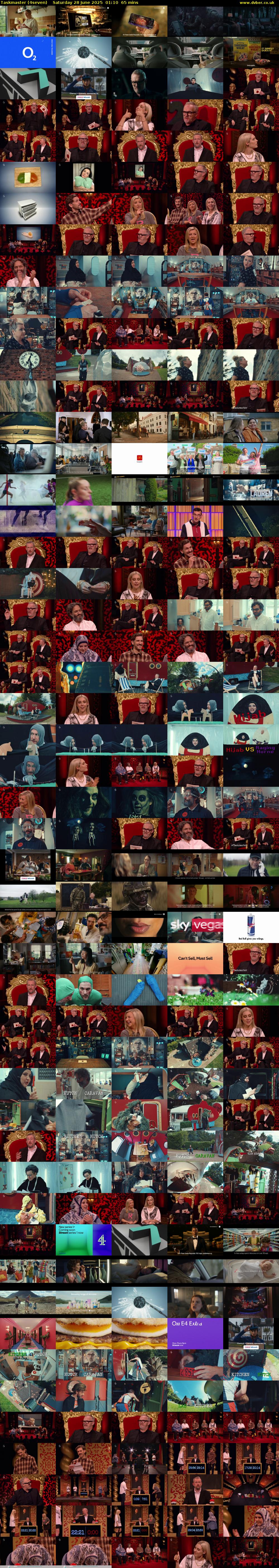 Taskmaster (4seven) Saturday 28 June 2025 01:10 - 02:15