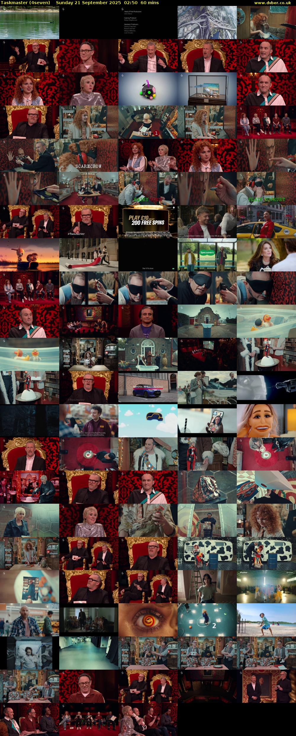 Taskmaster (4seven) Sunday 21 September 2025 02:50 - 03:50