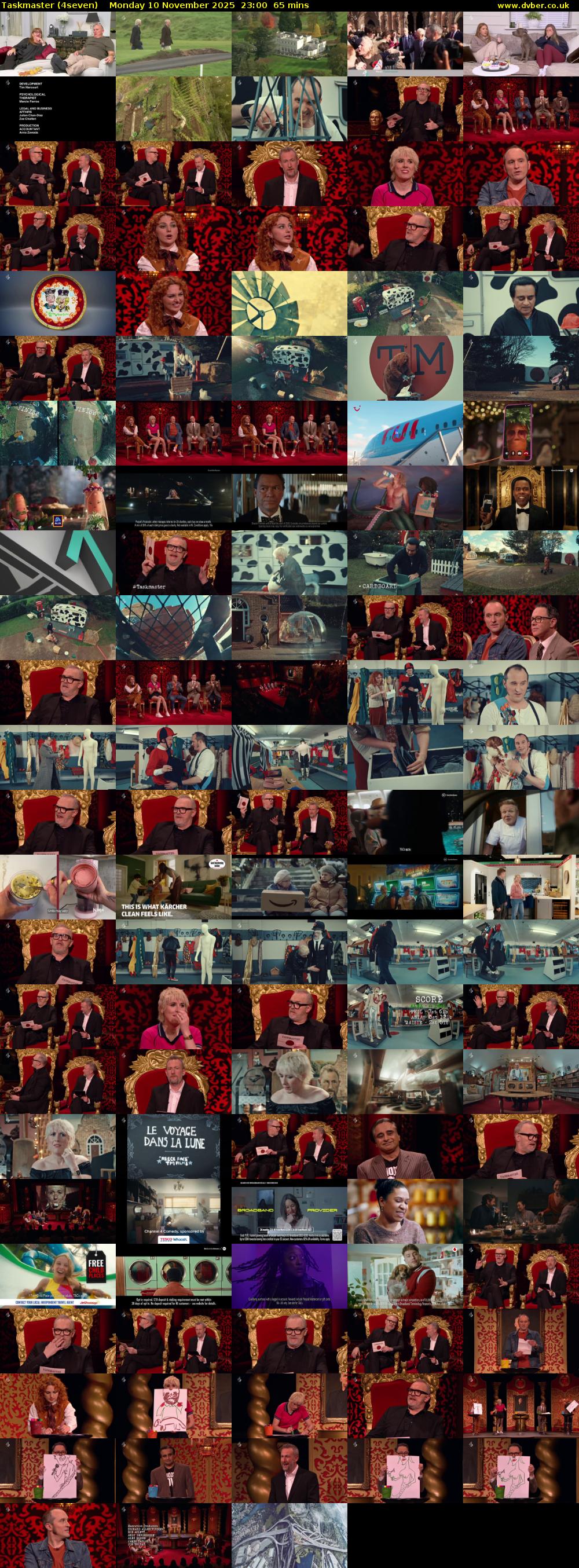 Taskmaster (4seven) Monday 10 November 2025 23:00 - 00:05