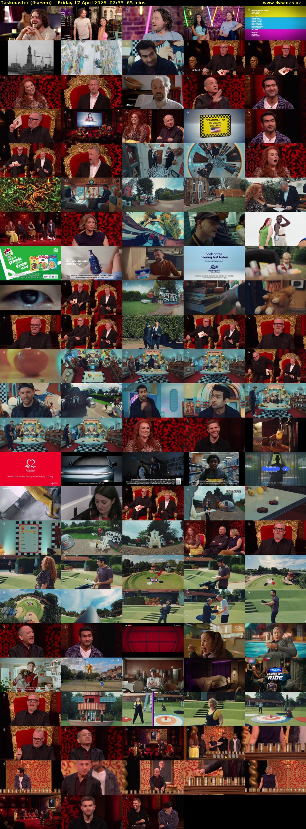 Taskmaster (4seven) Friday 17 April 2026 02:55 - 04:00