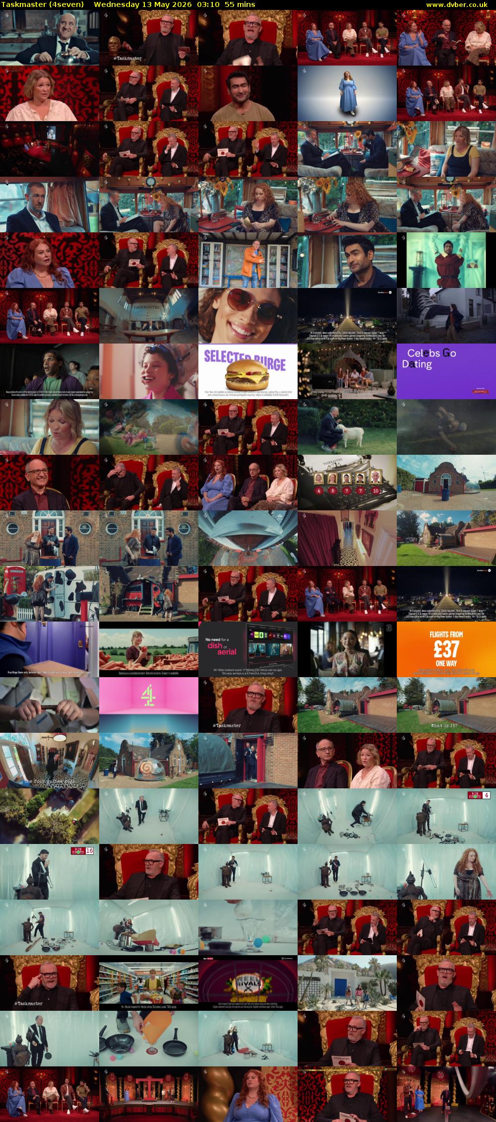 Taskmaster (4seven) Wednesday 13 May 2026 03:10 - 04:05
