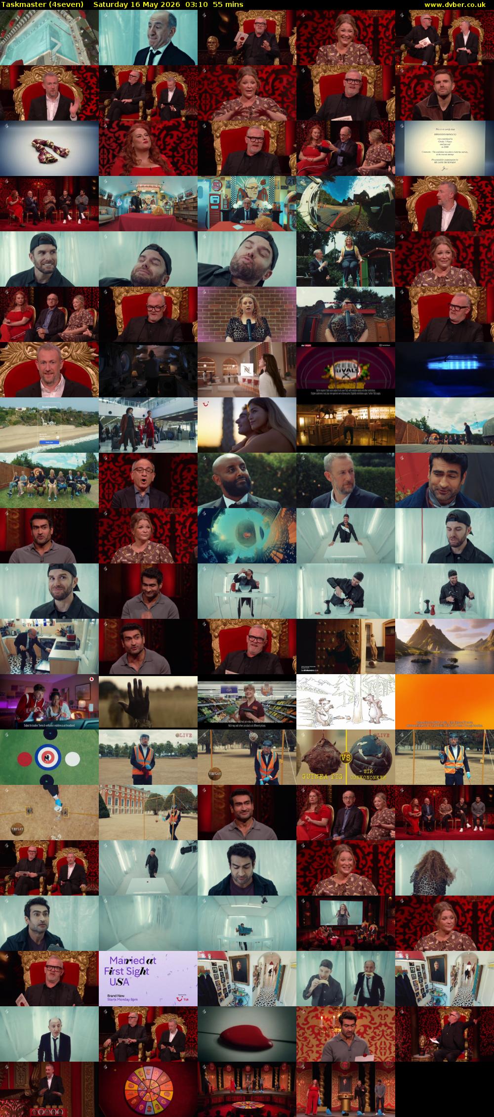 Taskmaster (4seven) Saturday 16 May 2026 03:10 - 04:05