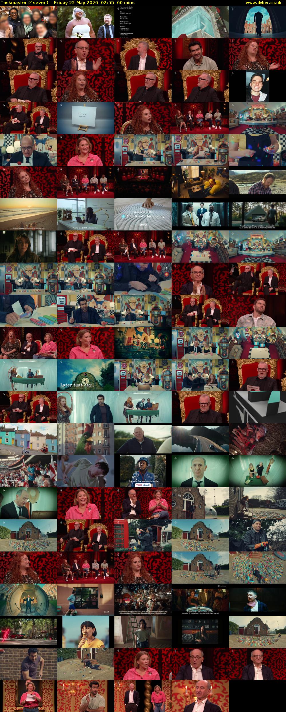 Taskmaster (4seven) Friday 22 May 2026 02:55 - 03:55