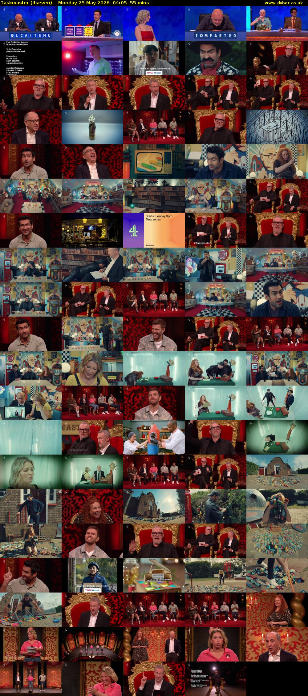 Taskmaster (4seven) Monday 25 May 2026 04:05 - 05:00