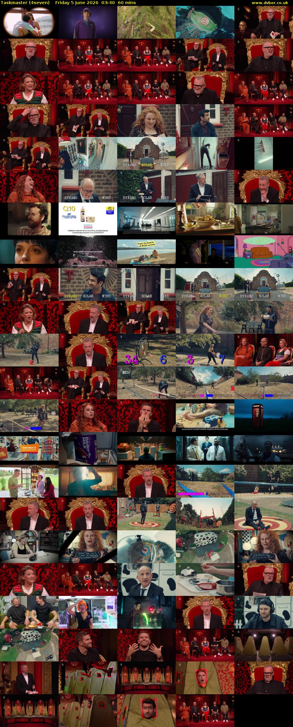 Taskmaster (4seven) Friday 5 June 2026 03:40 - 04:40