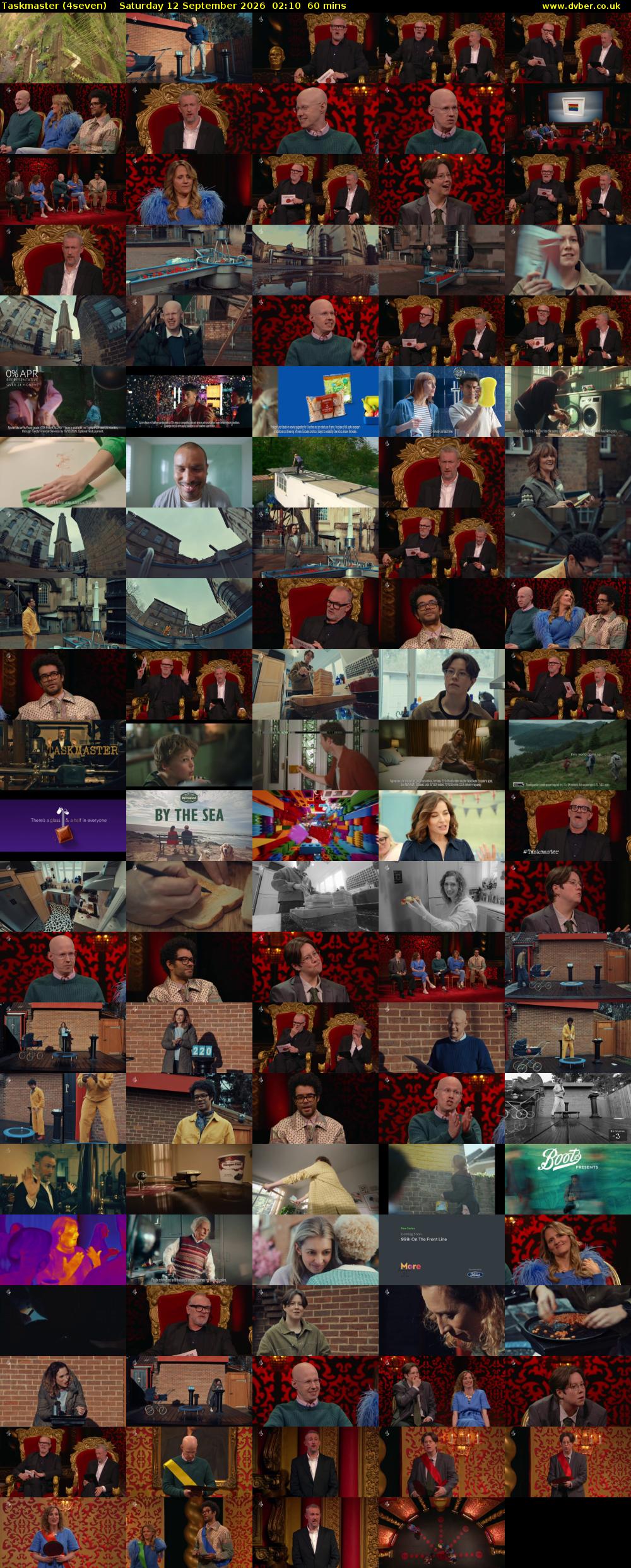 Taskmaster (4seven) Saturday 12 September 2026 02:10 - 03:10
