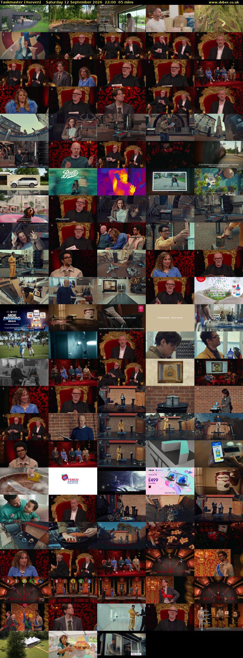 Taskmaster (4seven) Saturday 12 September 2026 22:00 - 23:05