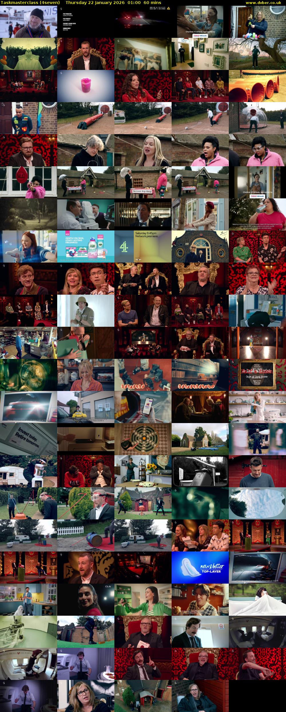 Taskmasterclass (4seven) Thursday 22 January 2026 01:00 - 02:00