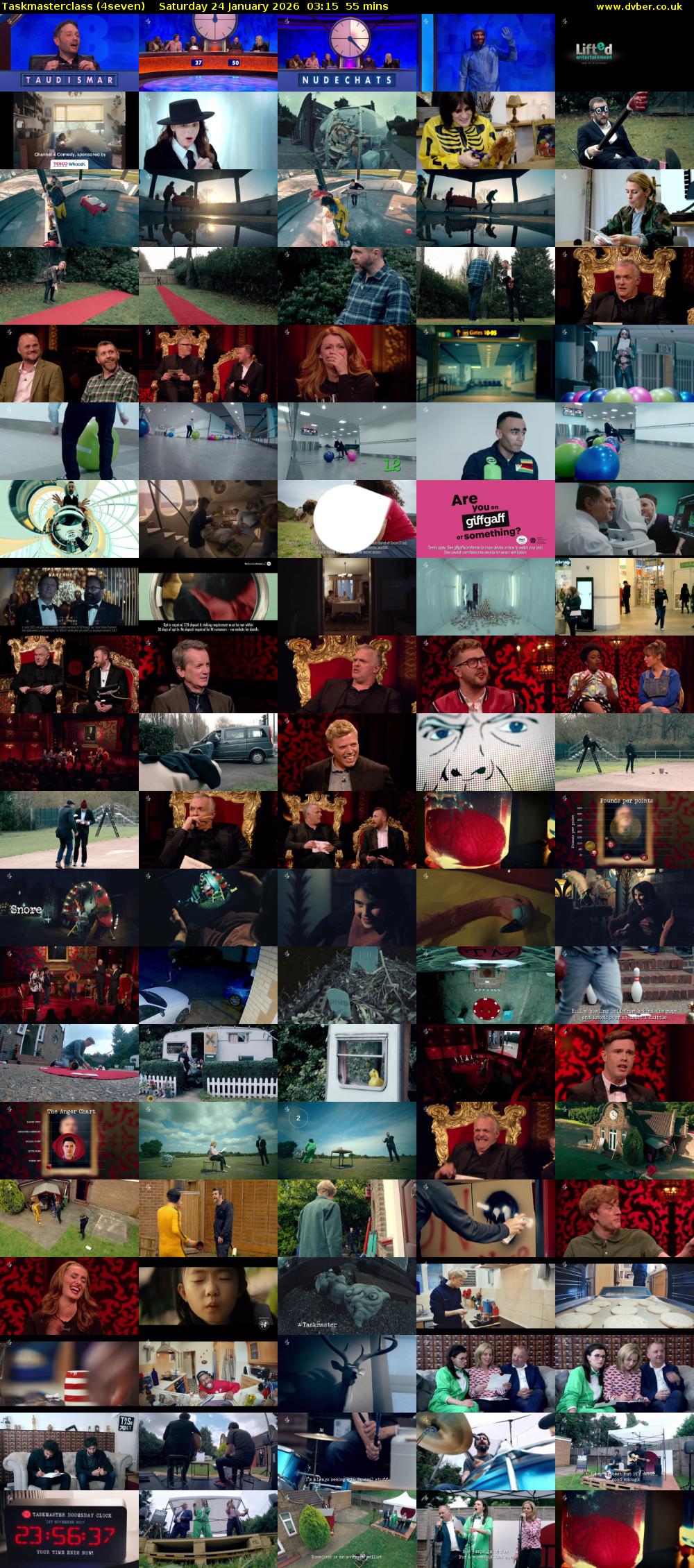 Taskmasterclass (4seven) Saturday 24 January 2026 03:15 - 04:10