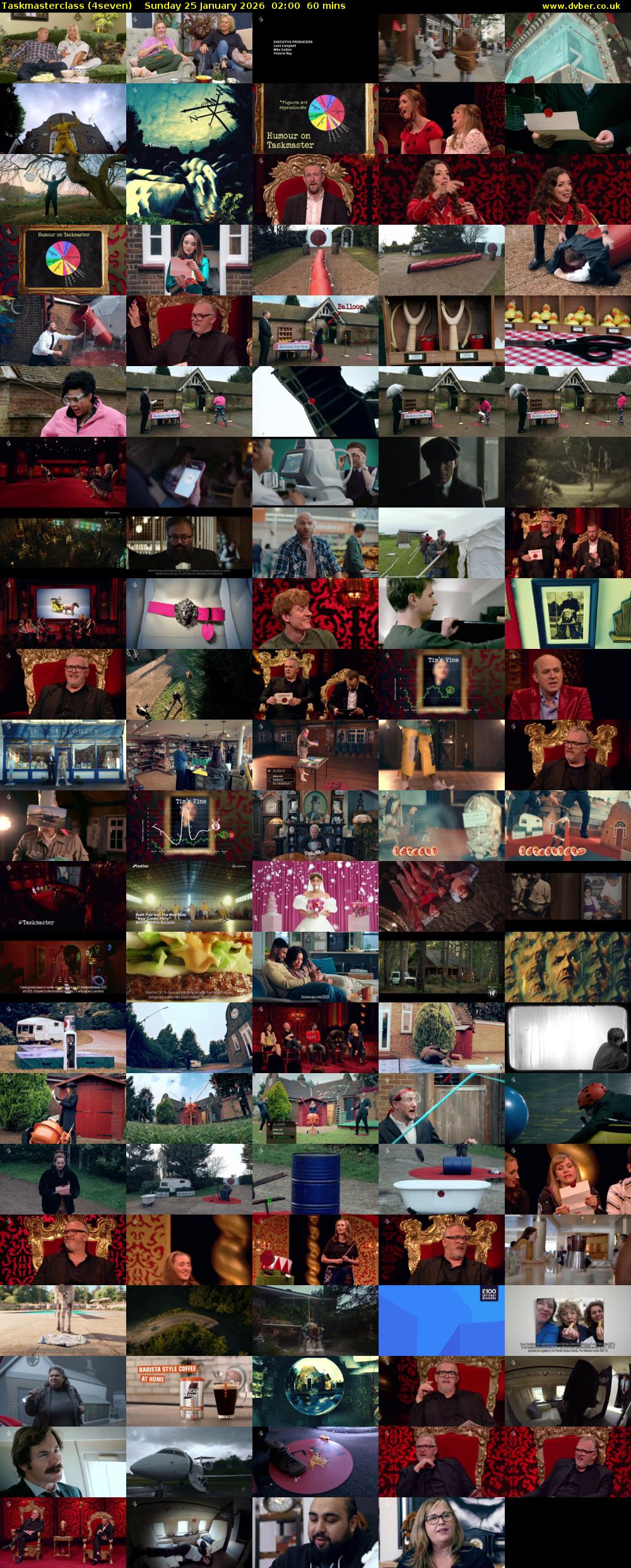 Taskmasterclass (4seven) Sunday 25 January 2026 02:00 - 03:00