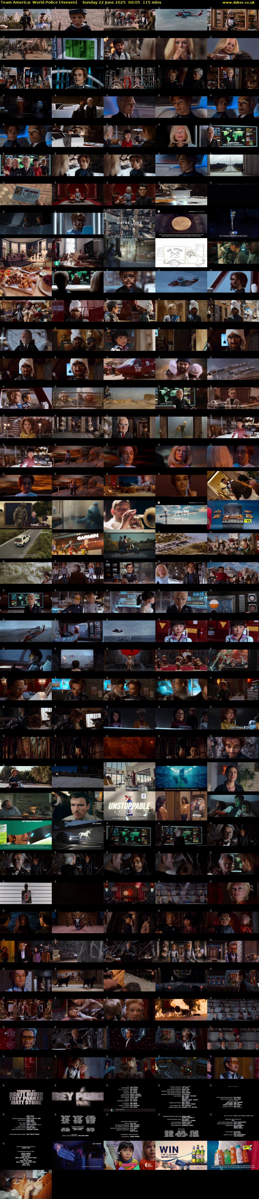Team America: World Police (4seven) Sunday 22 June 2025 00:05 - 02:00