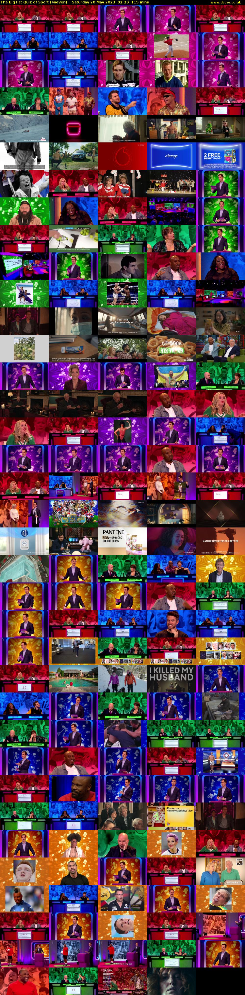 The Big Fat Quiz of Sport (4seven) Saturday 20 May 2023 02:20 - 04:15