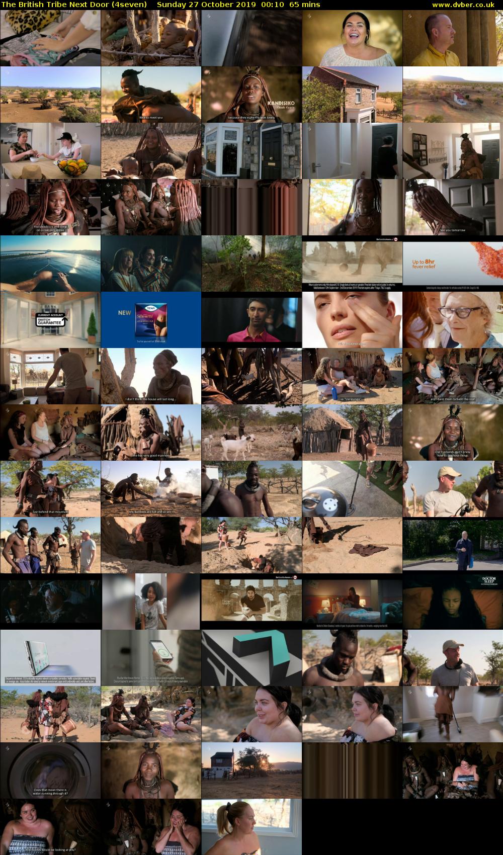 The British Tribe Next Door (4seven) Sunday 27 October 2019 00:10 - 01:15