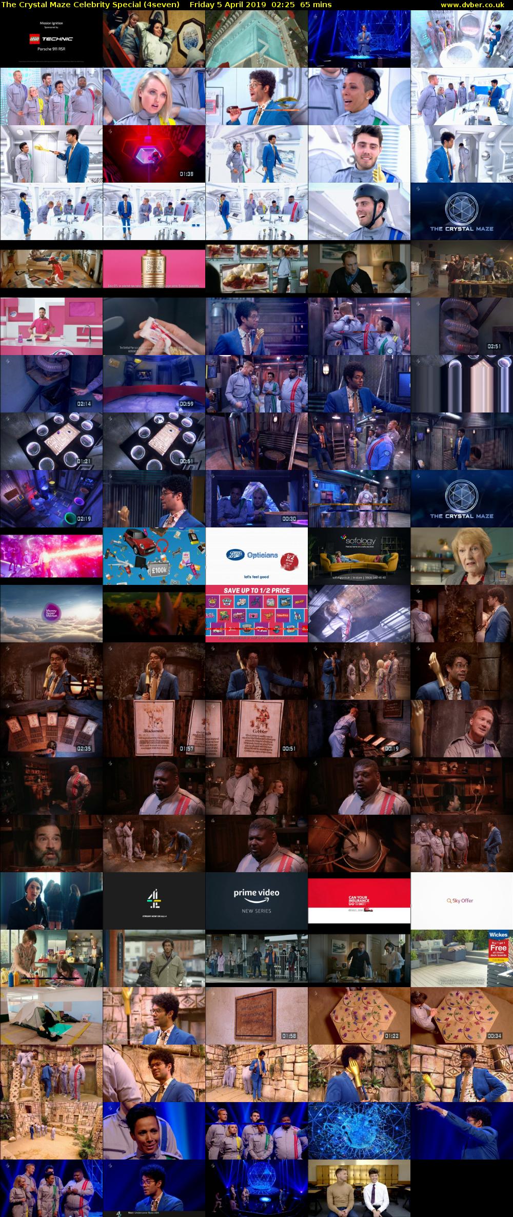 The Crystal Maze Celebrity Special (4seven) Friday 5 April 2019 02:25 - 03:30