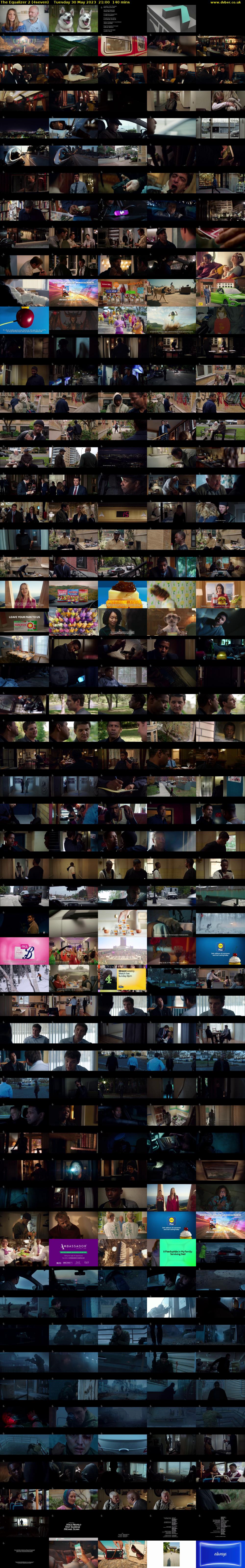 The Equalizer 2 (4seven) Tuesday 30 May 2023 21:00 - 23:20