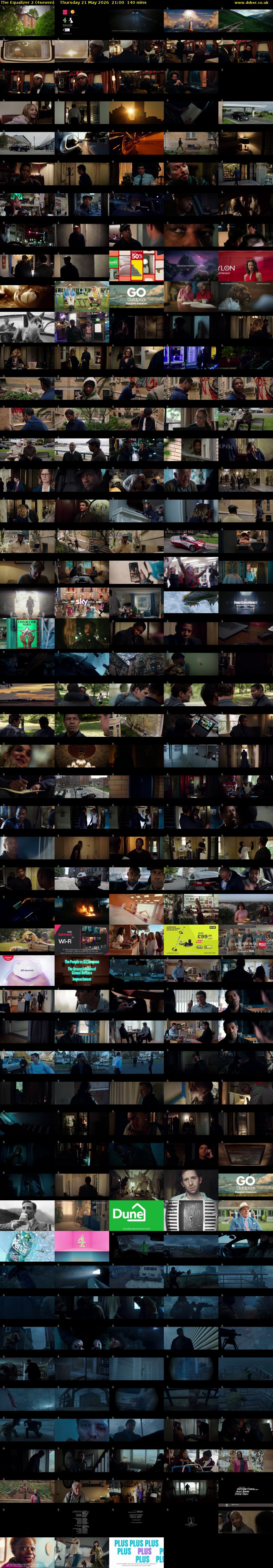 The Equalizer 2 (4seven) Thursday 21 May 2026 21:00 - 23:20