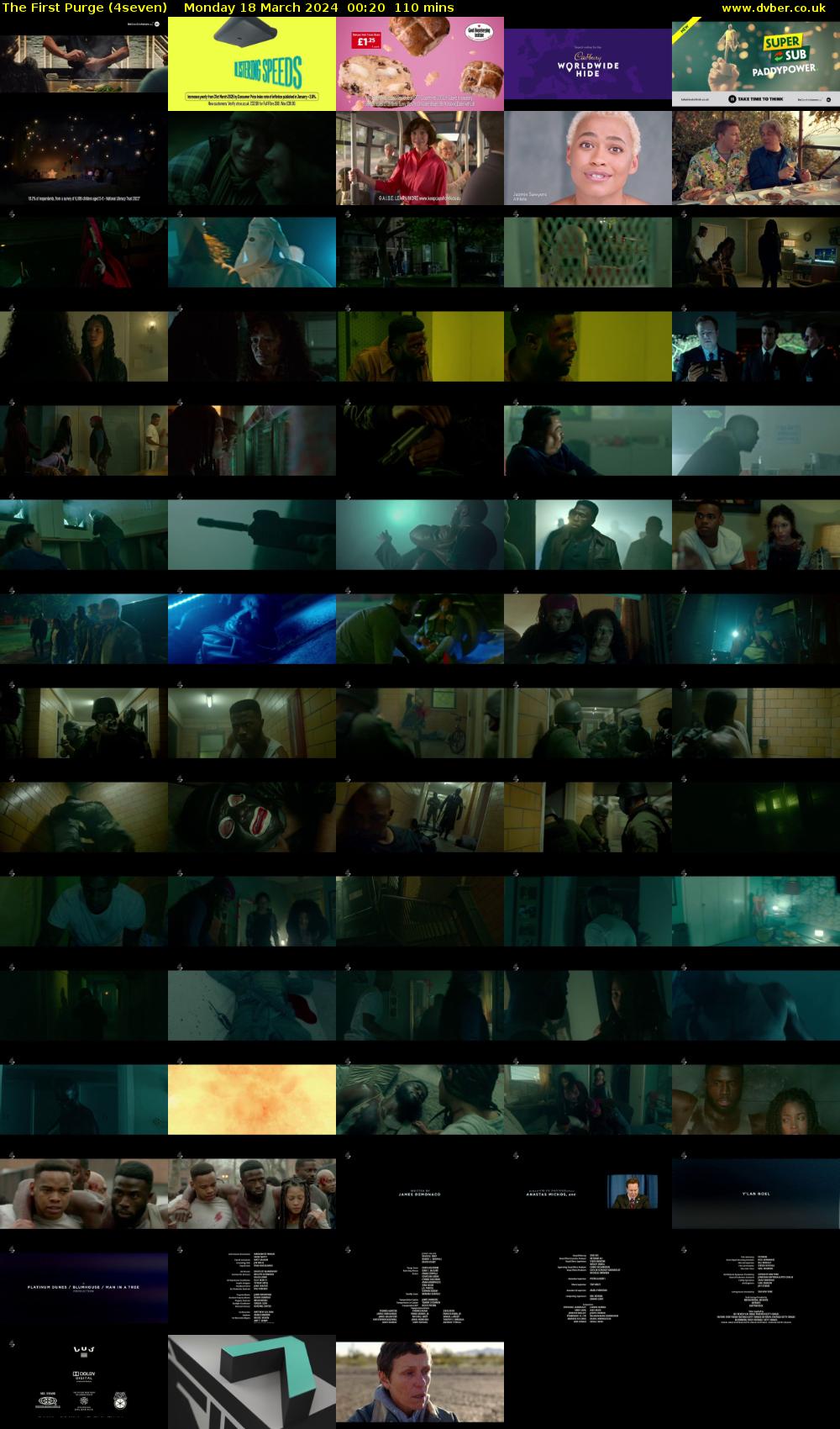 The First Purge (4seven) Monday 18 March 2024 00:20 - 02:10