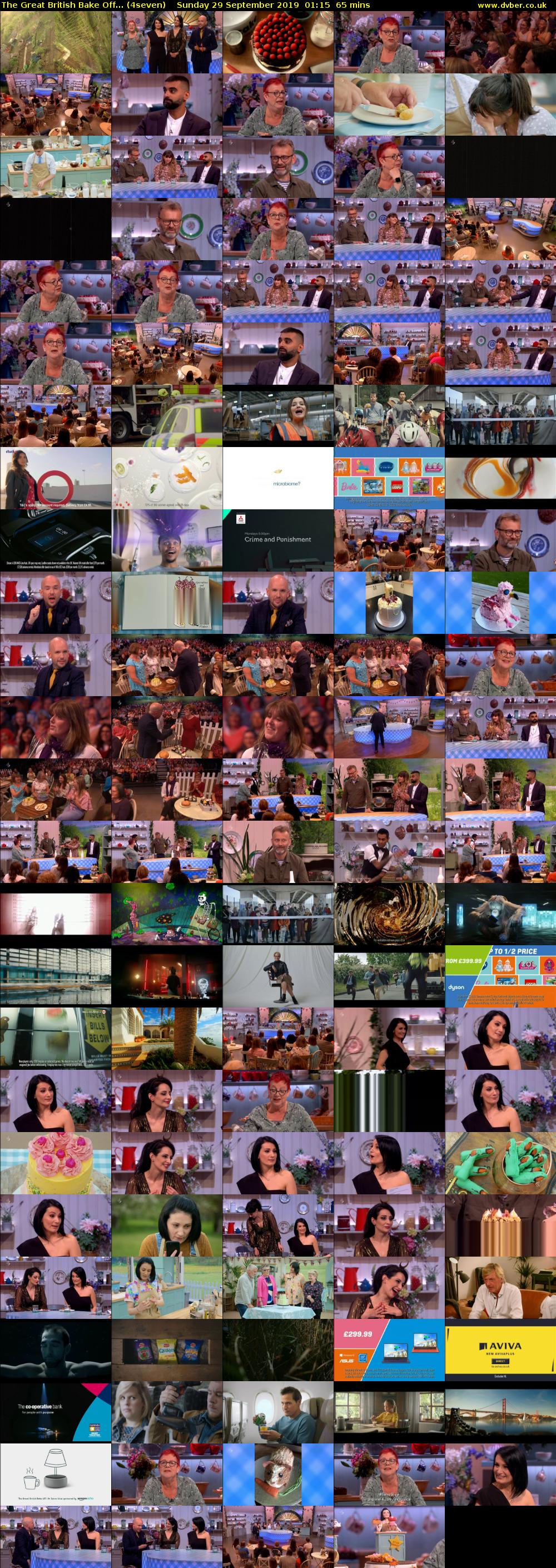 The Great British Bake Off... (4seven) Sunday 29 September 2019 01:15 - 02:20