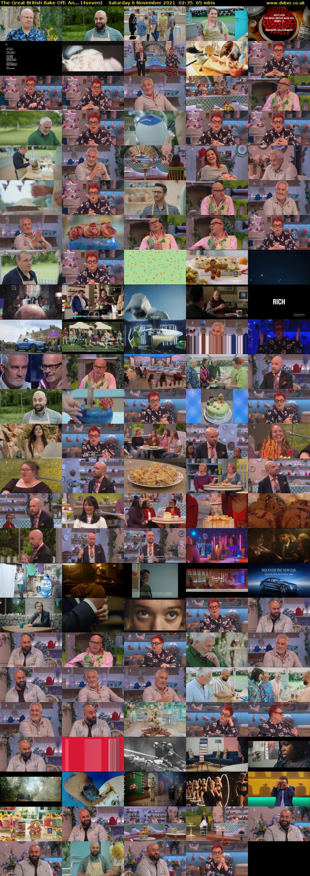 The Great British Bake Off: An... (4seven) Saturday 6 November 2021 02:35 - 03:40