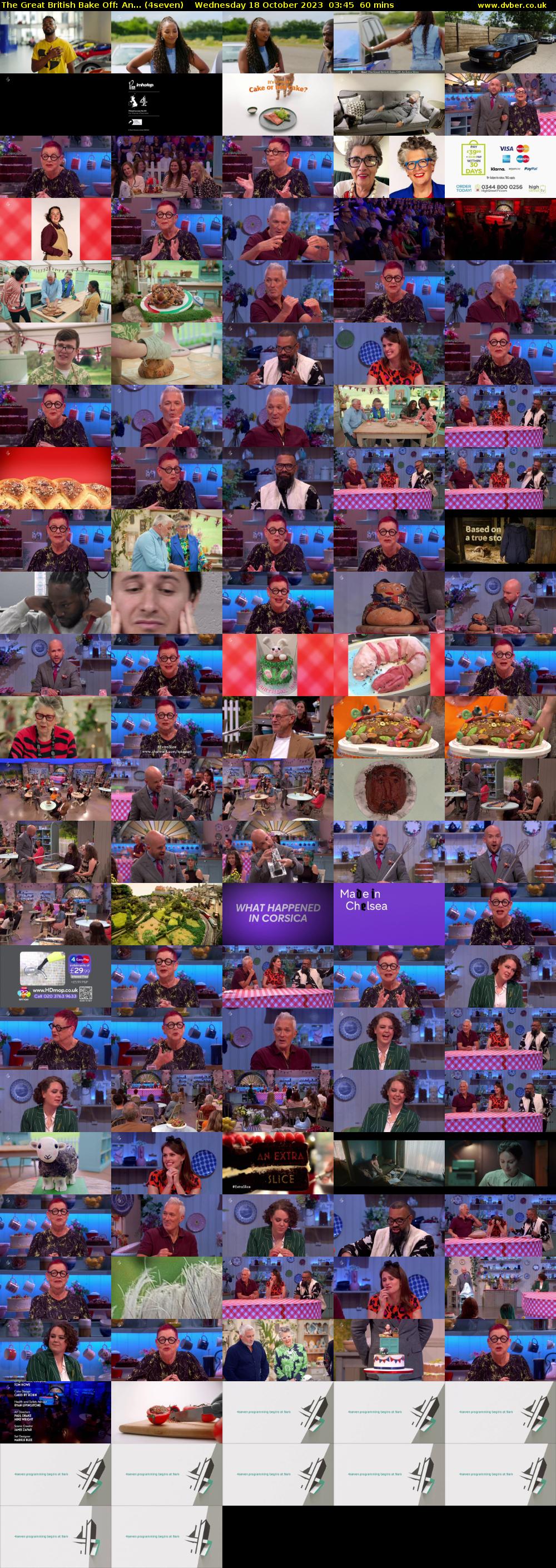 The Great British Bake Off: An... (4seven) Wednesday 18 October 2023 03:45 - 04:45