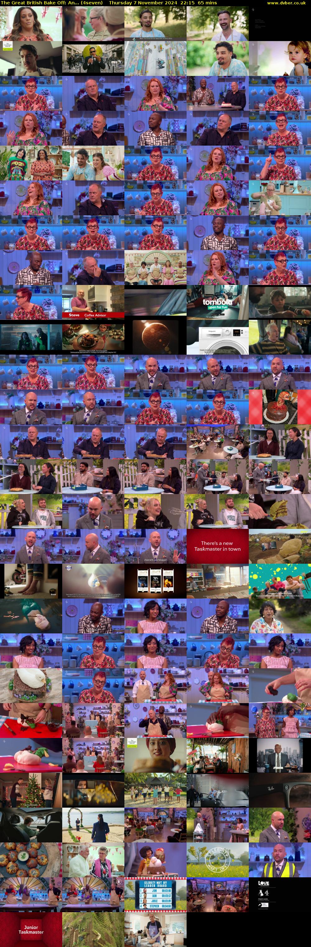 The Great British Bake Off: An... (4seven) Thursday 7 November 2024 22:15 - 23:20