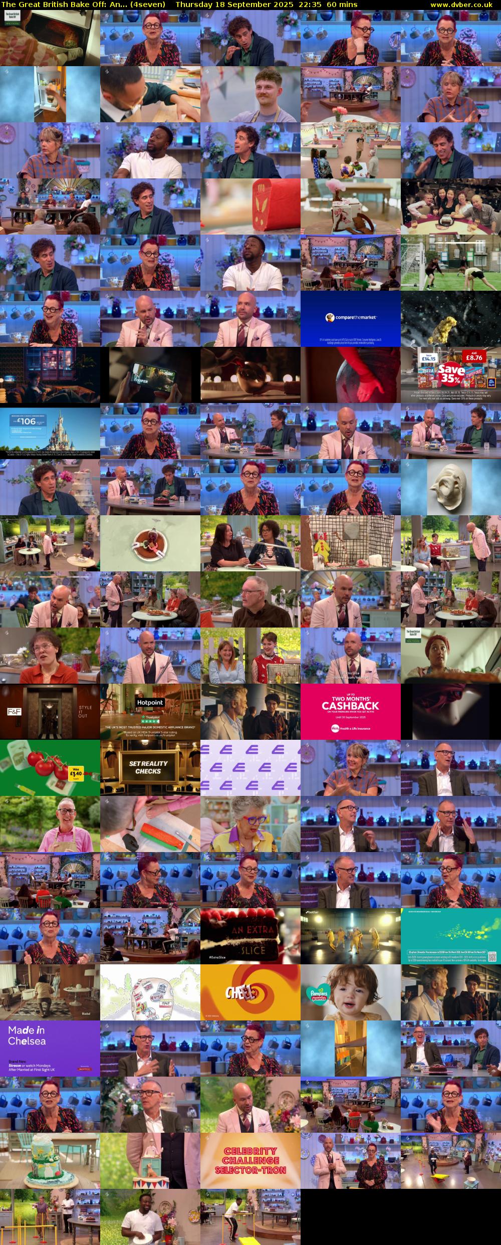 The Great British Bake Off: An... (4seven) Thursday 18 September 2025 22:35 - 23:35