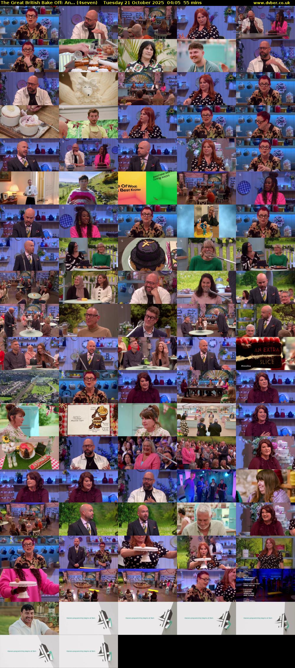 The Great British Bake Off: An... (4seven) Tuesday 21 October 2025 04:05 - 05:00