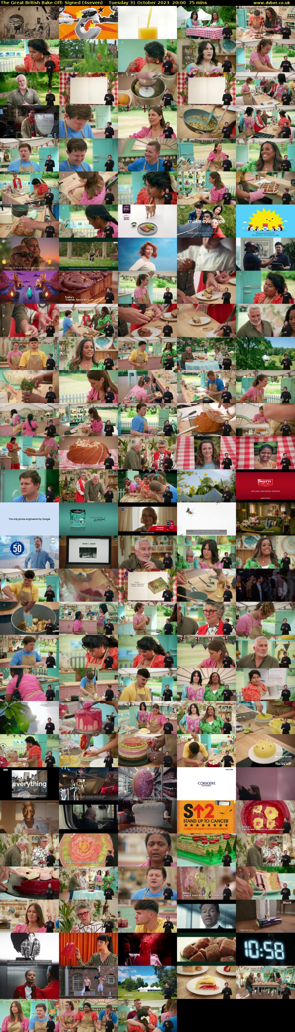 The Great British Bake Off: Signed (4seven) Tuesday 31 October 2023 20:00 - 21:15