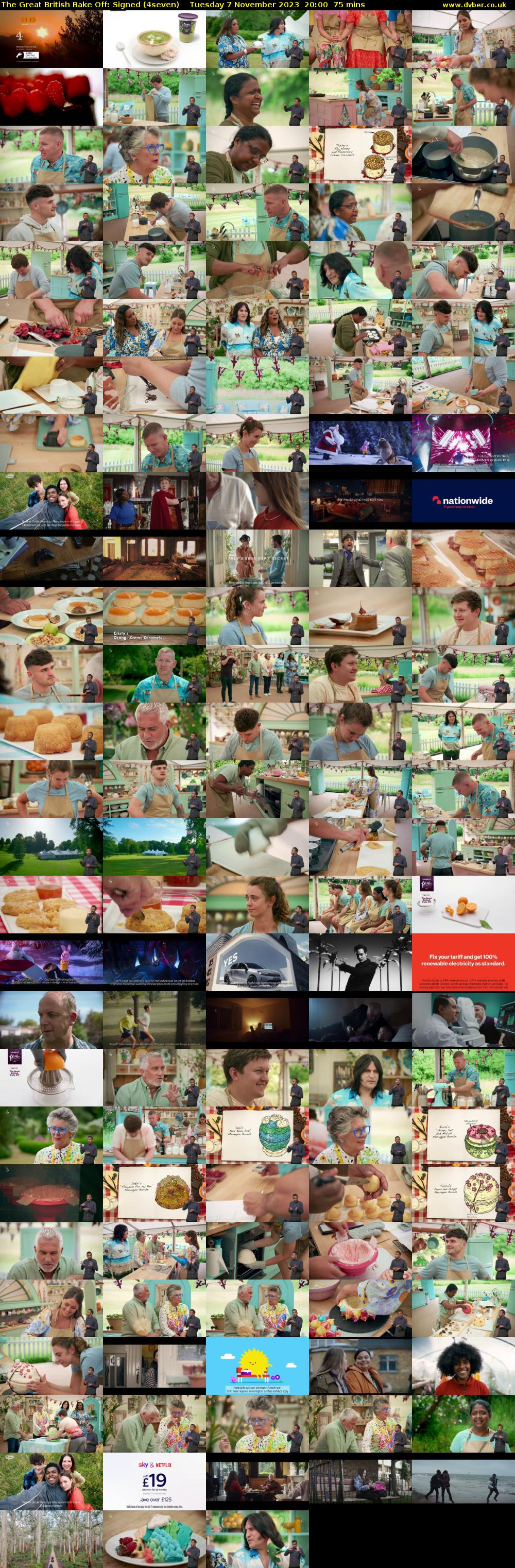 The Great British Bake Off: Signed (4seven) Tuesday 7 November 2023 20:00 - 21:15