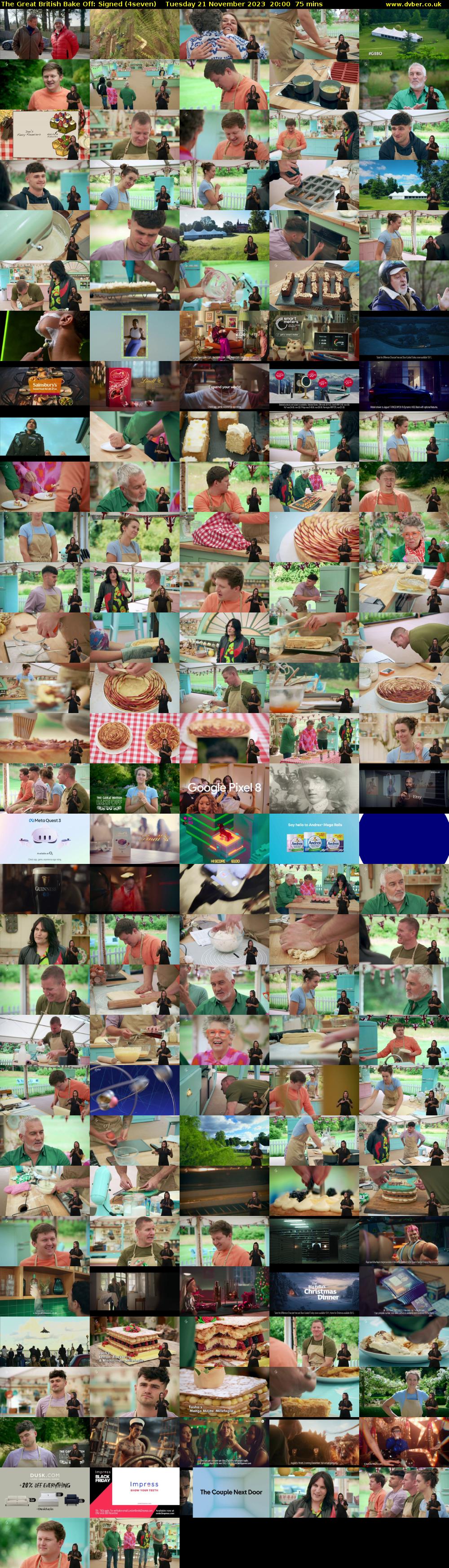 The Great British Bake Off: Signed (4seven) Tuesday 21 November 2023 20:00 - 21:15