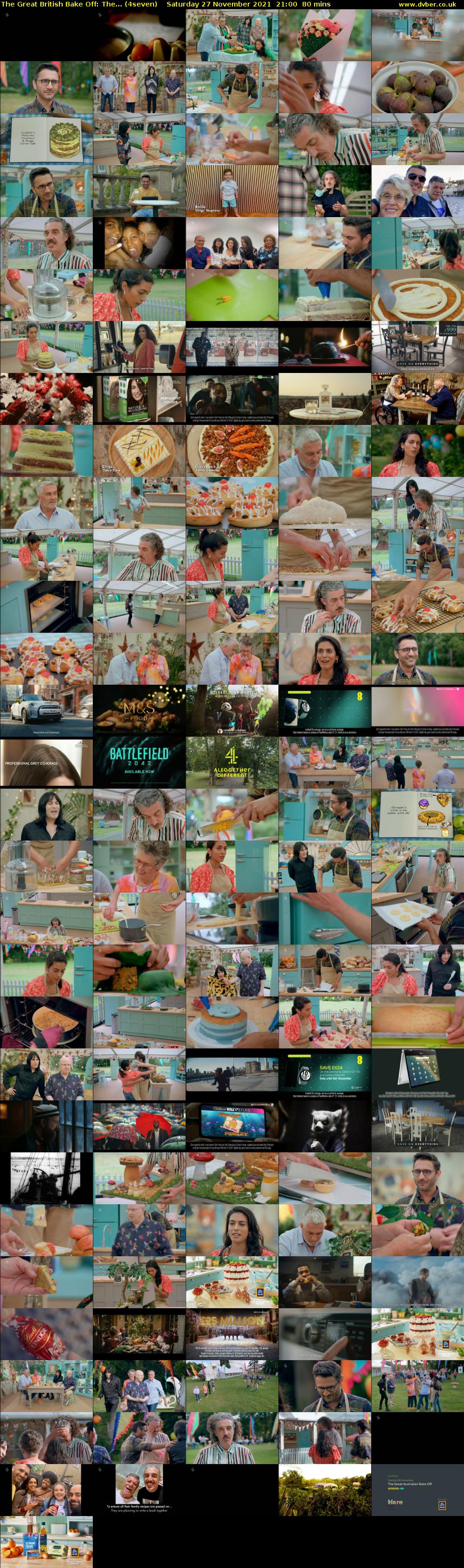 The Great British Bake Off: The... (4seven) Saturday 27 November 2021 21:00 - 22:20