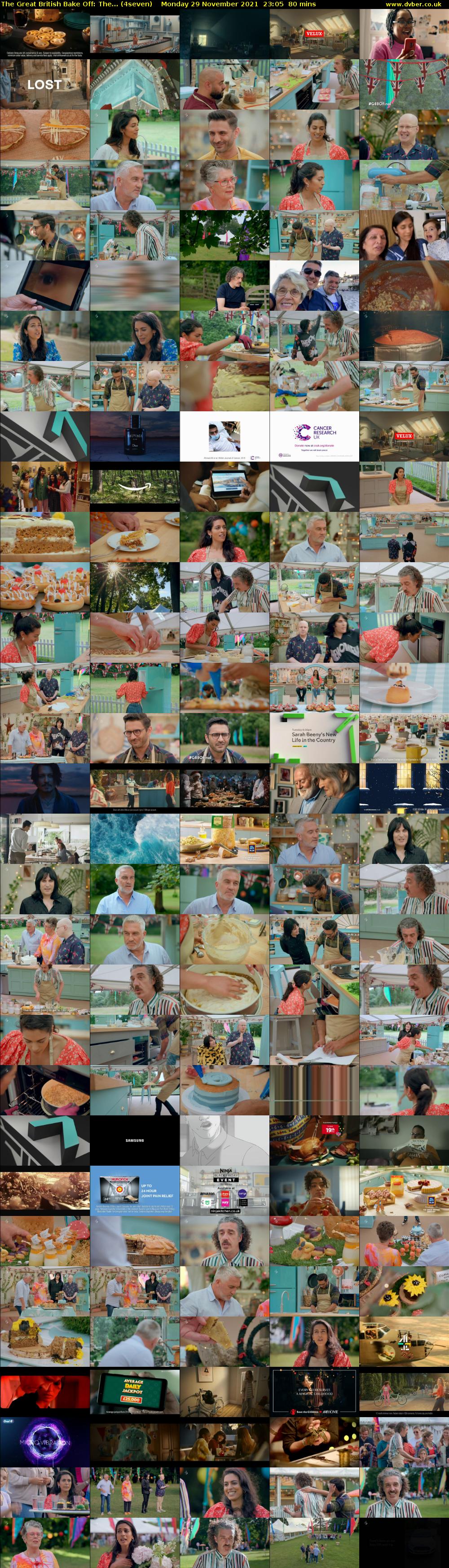 The Great British Bake Off: The... (4seven) Monday 29 November 2021 23:05 - 00:25