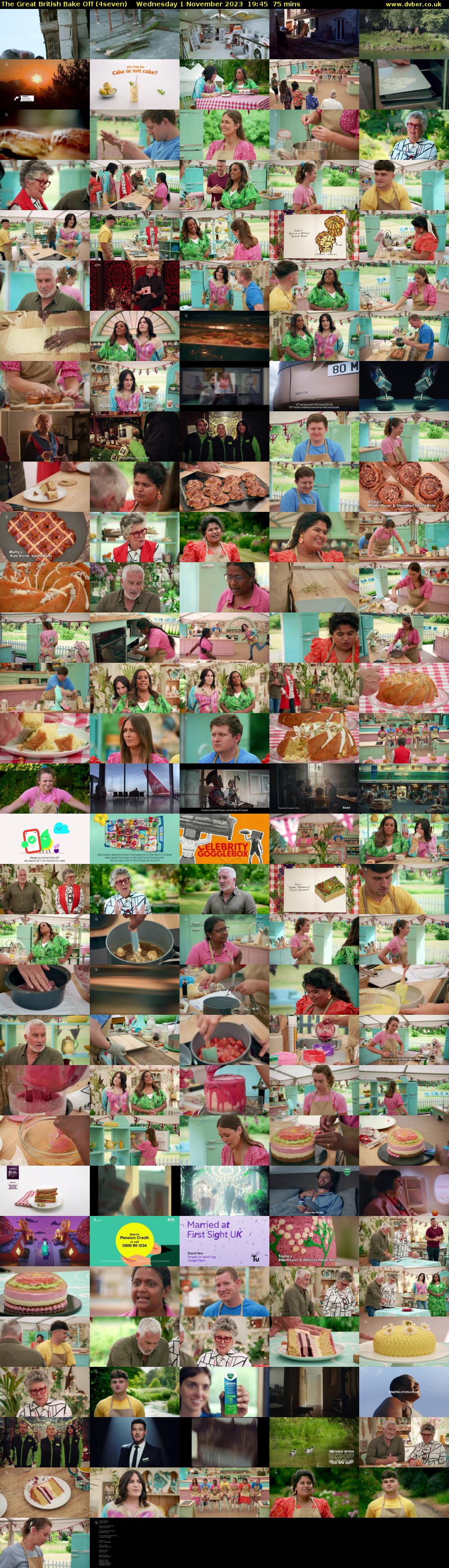 The Great British Bake Off (4seven) Wednesday 1 November 2023 19:45 - 21:00