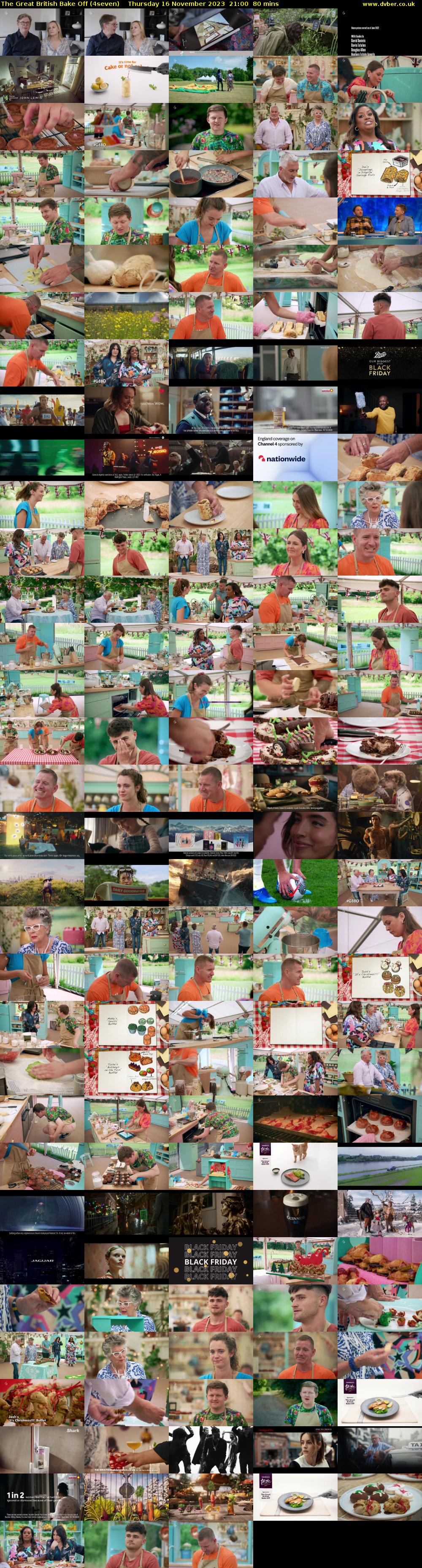 The Great British Bake Off (4seven) Thursday 16 November 2023 21:00 - 22:20