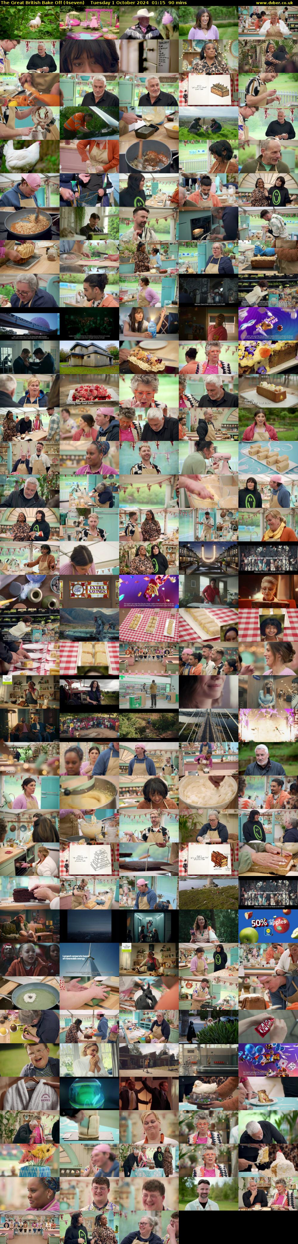 The Great British Bake Off (4seven) Tuesday 1 October 2024 01:15 - 02:45