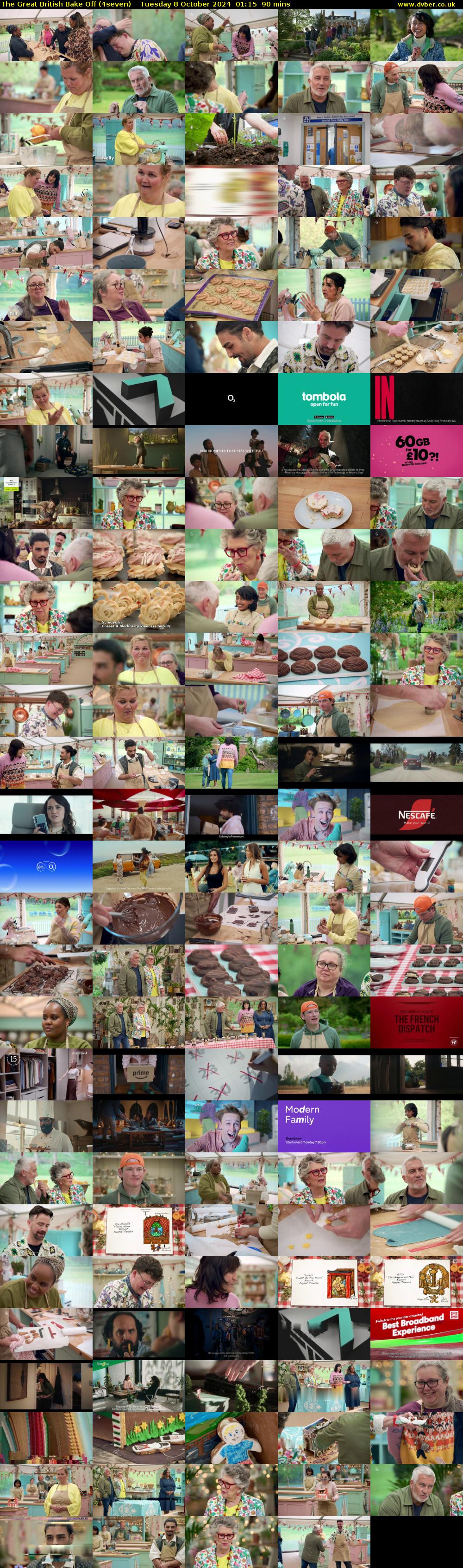 The Great British Bake Off (4seven) Tuesday 8 October 2024 01:15 - 02:45