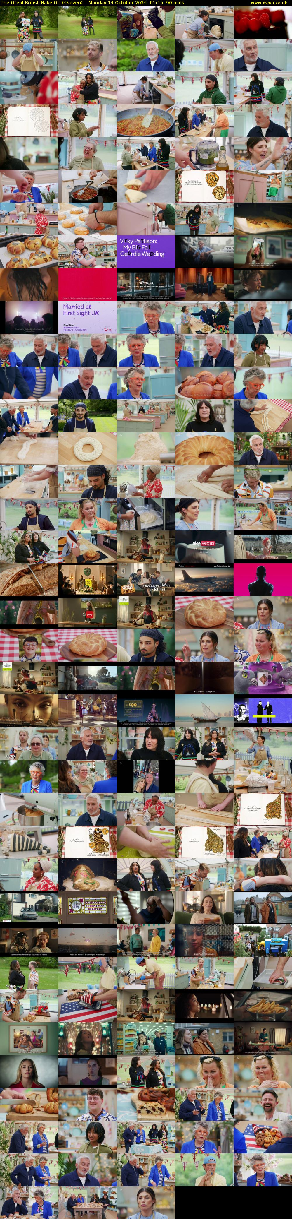 The Great British Bake Off (4seven) Monday 14 October 2024 01:15 - 02:45