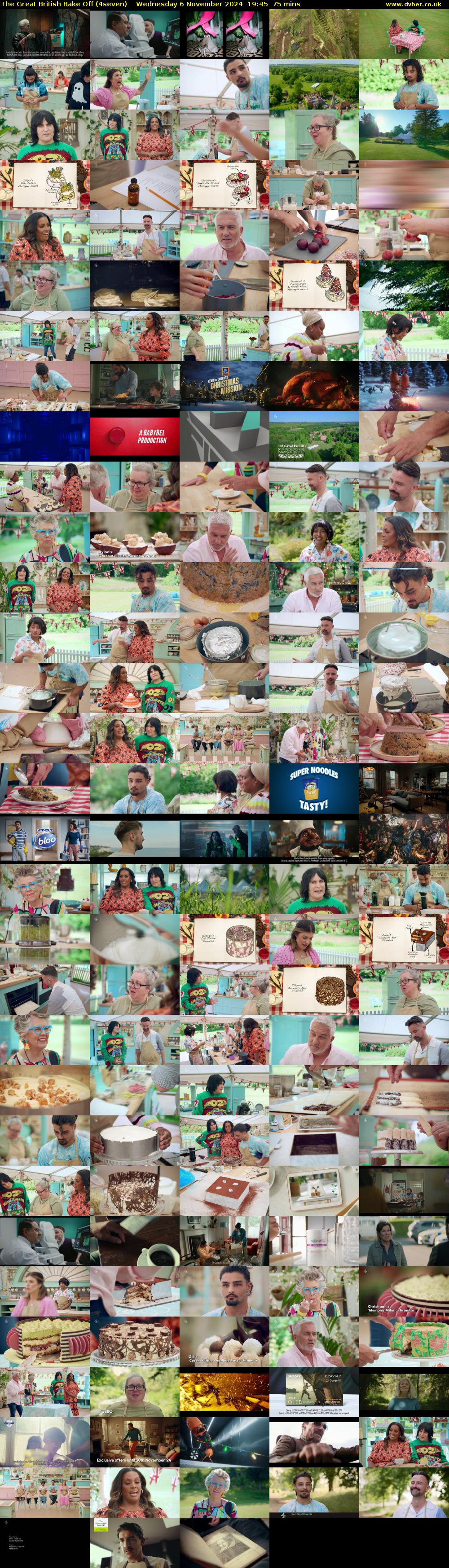 The Great British Bake Off (4seven) Wednesday 6 November 2024 19:45 - 21:00