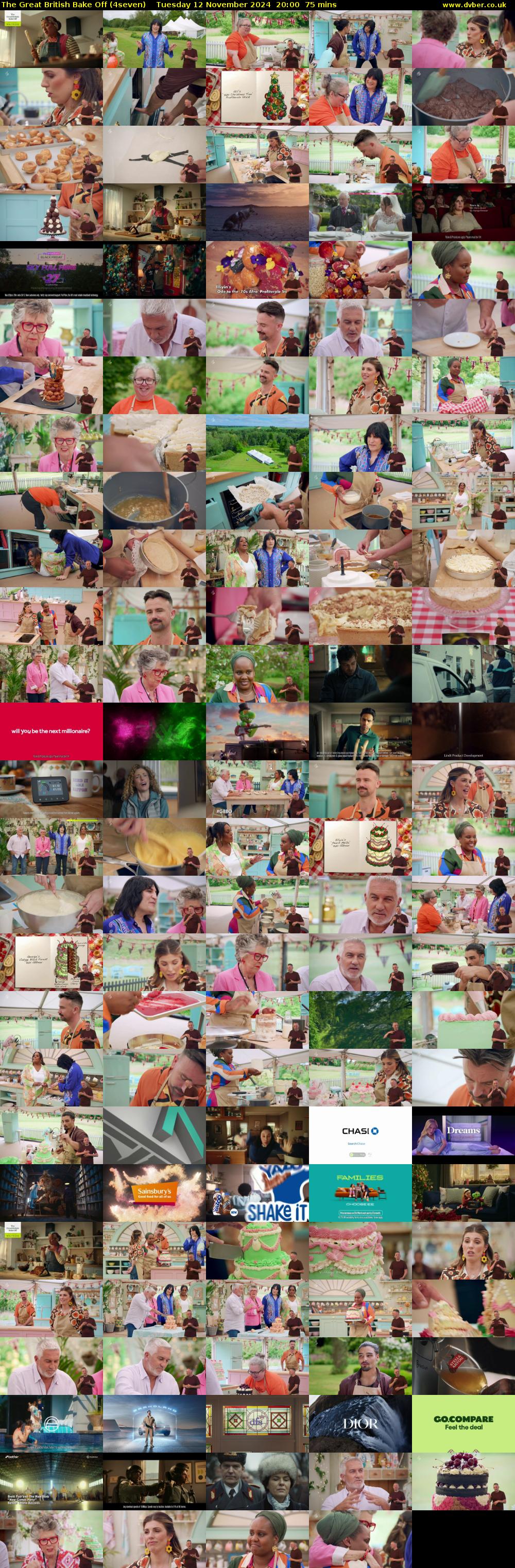 The Great British Bake Off (4seven) Tuesday 12 November 2024 20:00 - 21:15