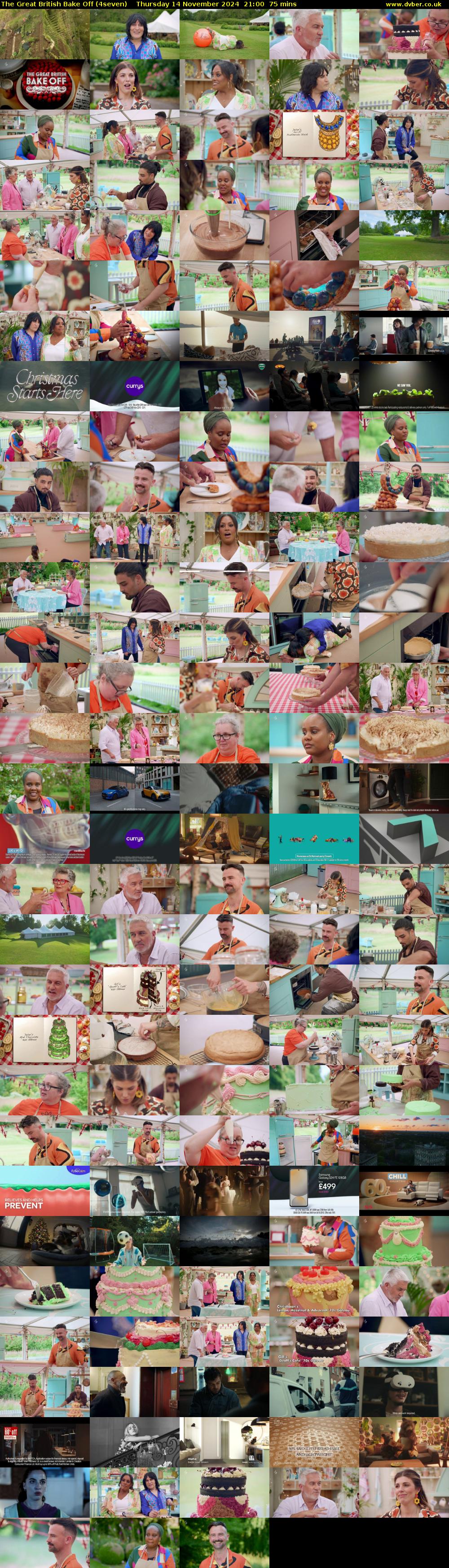 The Great British Bake Off (4seven) Thursday 14 November 2024 21:00 - 22:15