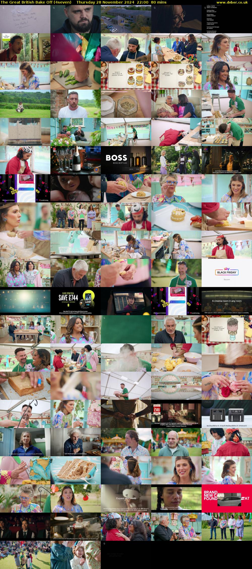 The Great British Bake Off (4seven) Thursday 28 November 2024 22:00 - 23:20