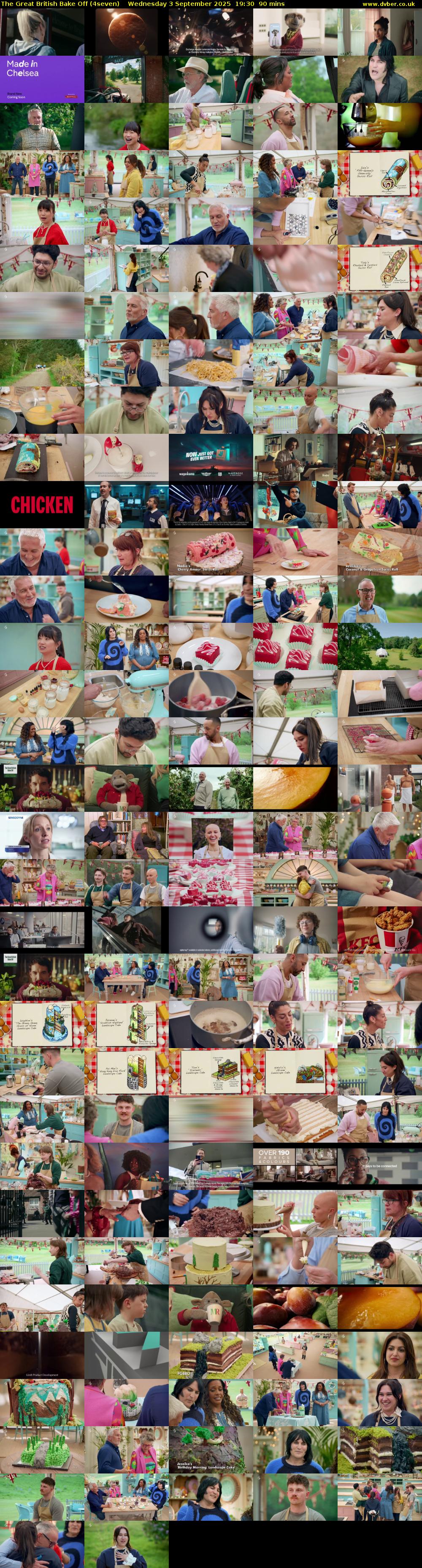 The Great British Bake Off (4seven) Wednesday 3 September 2025 19:30 - 21:00