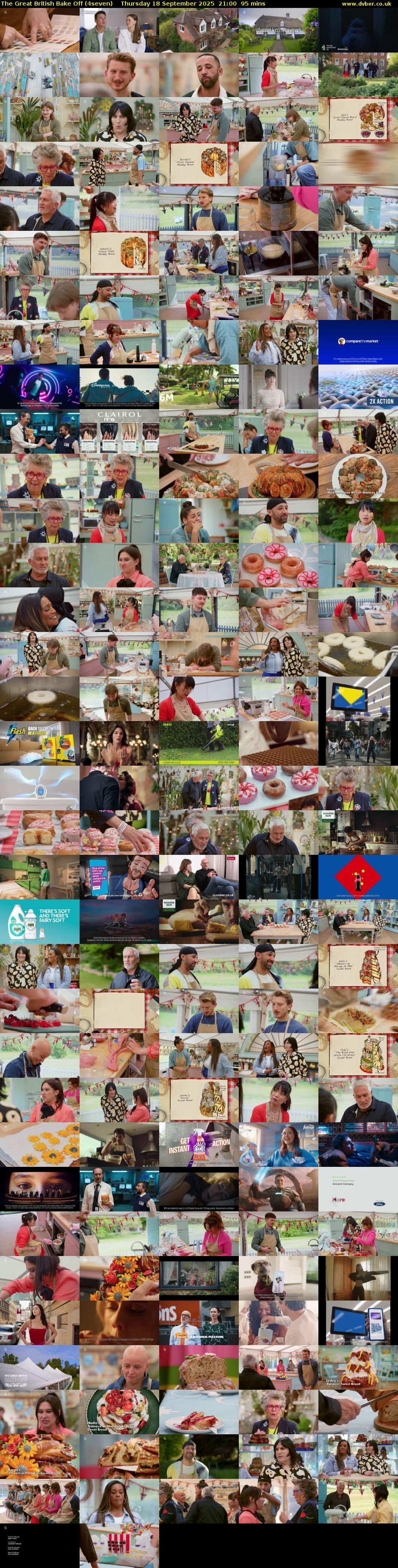 The Great British Bake Off (4seven) Thursday 18 September 2025 21:00 - 22:35
